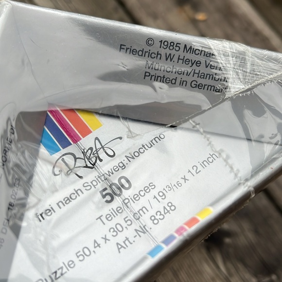 Vintage 1985 Ryba Puzzle New Sealed / Frei Nach Spitzweg Nocturno / 500PC / Heye - Picture 6 of 9